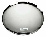 Front Hub Caps for 4 Notch Kenworth Freightliner 7/16" Lip SS Dome UP#20106-Pair