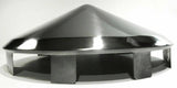 Front Hubs Cap for Aluminum Wheel Universal Pointed Cone SS 1" Lip UP#20109 Pair