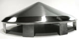 Front Hub Cap for Aluminum Wheel Universal Pointed Cone SS 1" Lip UP#20109 Each