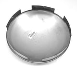 For Peterbilt Stainless Front Hub Caps 5 Even Notch Dome 1" Lip UP20119 Pair