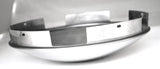 For Peterbilt Stainless Front Hub Caps 5 Even Notch Dome 1" Lip UP20119 Pair