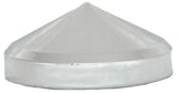 Rear Hub Cap 8" I.D. Cone Pointed Chrome Plated 8 of 5/8" Studs GG#20130 Each