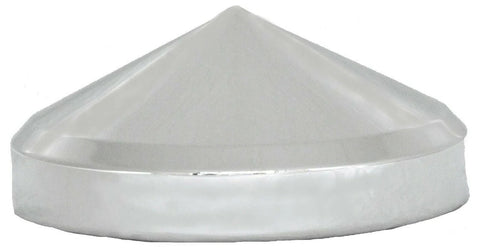 Hub Caps Rear 8" I.D. for Peterbilt Kenworth Cone Pointed Chrome GG#20130 Pair