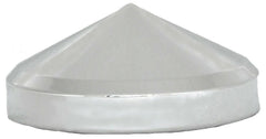 Hub Caps Rear 8" I.D. for Peterbilt Kenworth Cone Pointed Chrome GG#20130 Pair