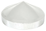 Hub Caps Rear 8" I.D. for Peterbilt Kenworth Cone Pointed Chrome GG#20130 Pair