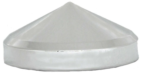 Hub Caps Rear 8" I.D. for Peterbilt Kenworth Cone Pointed Chrome GG#20130 Pair