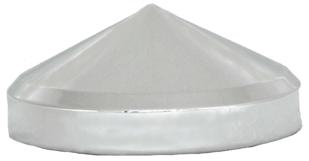 Hub Caps Rear 8" I.D. for Peterbilt Kenworth Cone Pointed Chrome GG#20130 Pair