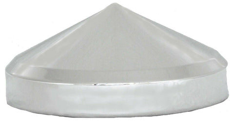 Hub Caps Rear 8" I.D. for Peterbilt Kenworth Cone Pointed Chrome GG#20130 Pair