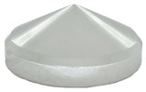 Hub Caps Rear 8" I.D. for Peterbilt Kenworth Cone Pointed Chrome GG#20130 Pair