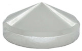 Hub Caps Rear 8" I.D. for Peterbilt Kenworth Cone Pointed Chrome GG#20130 Pair