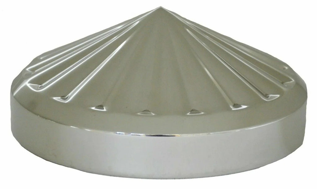 GG Hub Cap Rear 8" I.D. Pointed Cone Pinwheel Style Stainless Steel #20134 Each