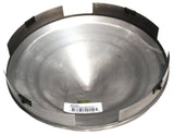 Front Hub Cap 4 Even Notch Cone Pointed Stainless 1" Lip UP20149 UP#20149 Each
