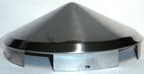 Front Hub Cap for Peterbilt 5 Even Notches Pointed Cone SS 1" Lip UP#20150 Pair