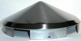 Front Hub Cap for Peterbilt 5 Even Notches Pointed Cone SS 1" Lip UP#20150 Each