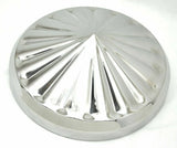 GG Rear Hub Cap 8 1/4" I.D. Pointed Pinwheel Style Stainless #20154 Set of 2