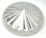 GG Rear Hub Cap 8 1/4" I.D. Pointed Pinwheel Style Stainless #20154 Set of 2