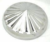 GG Rear Hub Cap 8 1/4" I.D. Pointed Pinwheel Style Stainless #20154 Set of 2
