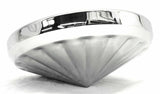 GG Rear Hub Cap 8 1/4" I.D. Pointed Pinwheel Style Stainless #20154 Set of 2
