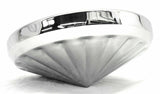 GG Rear Hub Cap 8 1/4" I.D. Pointed Pinwheel Style Stainless #20154 Set of 2