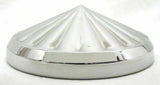 GG Rear Hub Cap 8 1/4" I.D. Pointed Pinwheel Style Stainless #20154 Set of 2