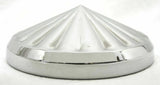 GG Rear Hub Cap 8 1/4" I.D. Pointed Pinwheel Style Stainless #20154 Set of 2