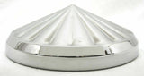 GG Rear Hub Cap 8 1/4" I.D. Pointed Pinwheel Style Stainless #20154 Set of 2