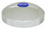 GG Hub Cap Rear 7 1/4" I.D. Dome Chrome 2" Top Mount Blue Reflector #20201 Each