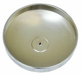 GG Hub Cap Rear 7 1/4" I.D. Dome Chrome 2" Top Mount Blue Reflector #20201 Each