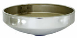 Hub Cap Rear 8" I.D. Chrome Plated w/ 2" Top Blue Reflector GG#20211 Each
