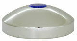 Hub Cap Rear 8" I.D. Chrome Plated w/ 2" Top Blue Reflector GG#20211 Each