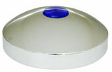 Hub Cap Rear 8" I.D. Chrome Plated w/ 2" Top Blue Reflector GG#20211 Each