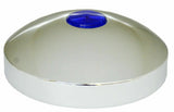 Hub Cap Rear 8" I.D. Chrome Plated w/ 2" Top Blue Reflector GG#20211 Each