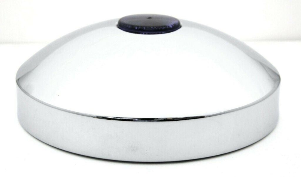 GG Hub Cap Rear 8" I.D. Chrome Plated w/ 2" Top Purple Reflector #20213 Each