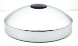 GG Hub Cap Rear 8" I.D. Chrome Plated w/ 2" Top Purple Reflector #20213 Each