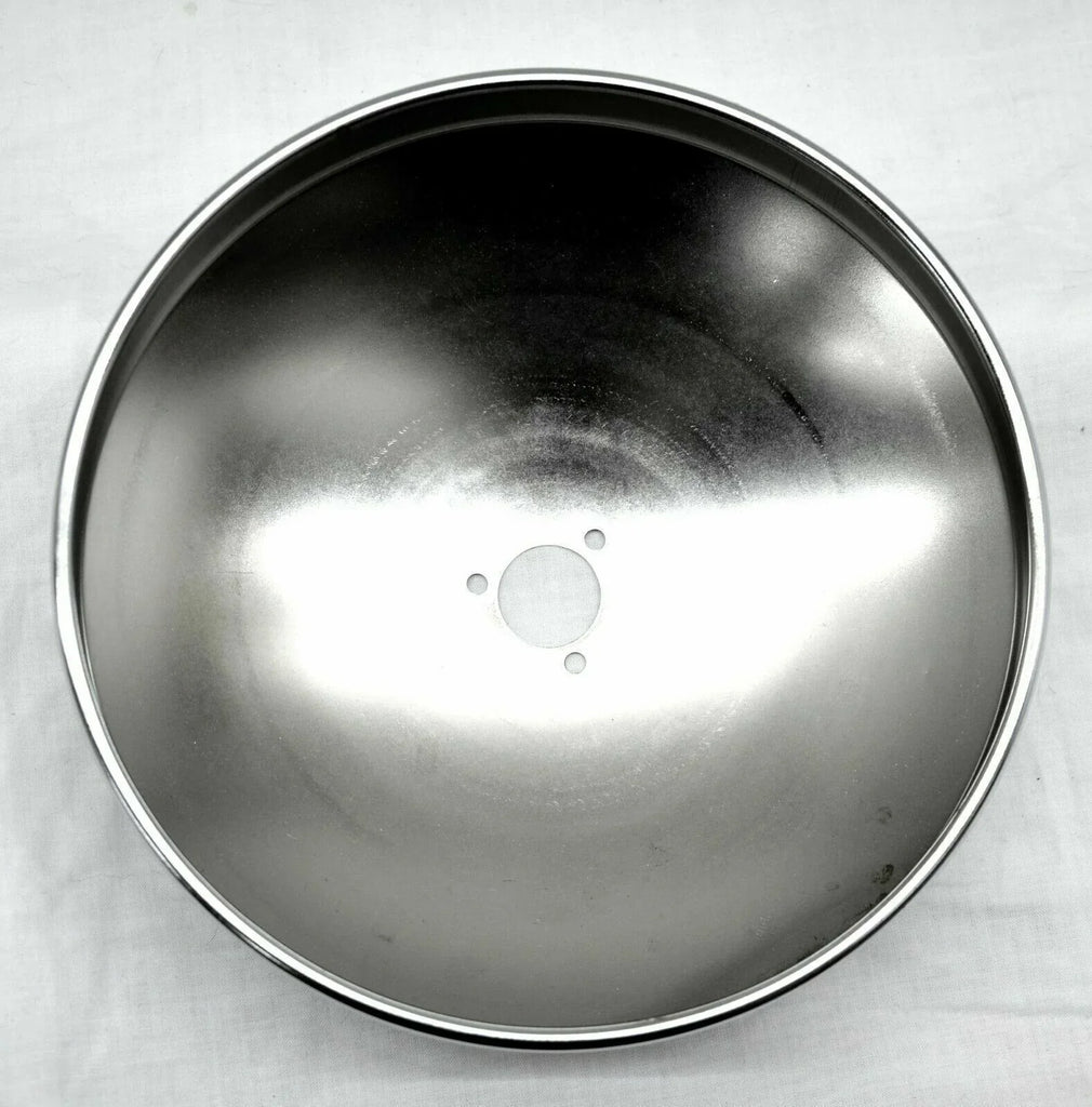 Grand General Rear Hub Cap With Spinner Hole 8" I.D. Dome Chrome #20248 Set of 2
