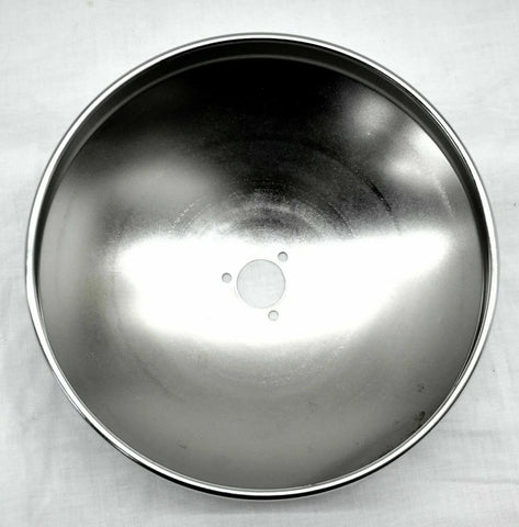 Grand General Rear Hub Cap With Spinner Hole 8" I.D. Dome Chrome #20248 Set of 2