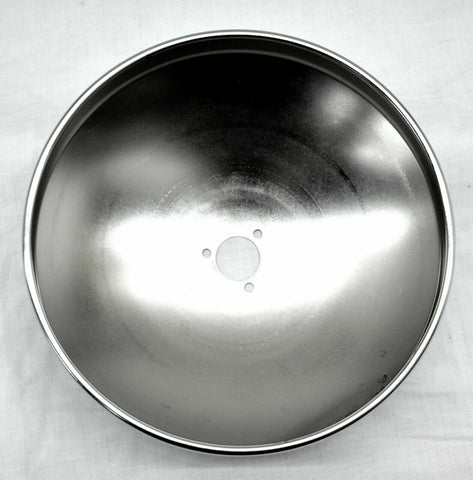 Grand General Rear Hub Cap With Spinner Hole 8" I.D. Dome Chrome #20248 Set of 2
