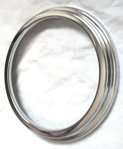 Gauge Cover for Older Freightliner Pyrometer 3 3/8" O.D. Chrome Steel UP#20511