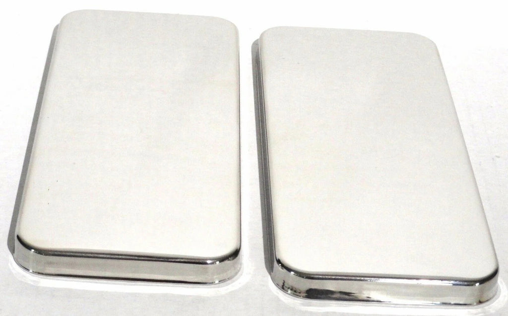 Sleeper Vent Door Covers for Peterbilt 379 359 Stainless Steel UP#20518-Pair