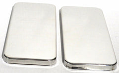 Sleeper Vent Door Covers for Peterbilt 379 359 Stainless Steel UP#20518-Pair