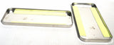Sleeper Vent Door Covers for Peterbilt 379 359 Stainless Steel UP#20518-Pair