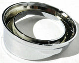 Gauge Cover for Kenworth 2 5/16" Classic Style Chrome Plastic UP#20531 Pair