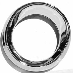 UP Gauge Cover for Kenworth Pyrometer w/ Visor Chrome Plastic 2 1/4" #20547 Each