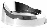 UP Gauge Cover for Kenworth Pyrometer w/ Visor Chrome Plastic 2 1/4" #20547 Each
