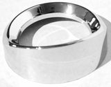 UP Gauge Cover for Kenworth Pyrometer w/ Visor Chrome Plastic 2 1/4" #20547 Each