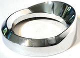 Chrome Gauge Cover Speedometer Tachometer Fits Kenworth 5-7/16â€ OD Gauge UP205