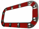 UP Sleeper Vent Door Trims for Exterior Peterbilt Berth Dimpled SS #20565 Pair