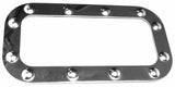 UP Sleeper Vent Door Trims for Exterior Peterbilt Berth Dimpled SS #20565 Pair