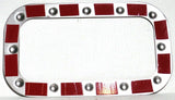 US Sleeper Vent Door Trims for Exterior Kenworth Berth Dimpled SS #20567 Pair