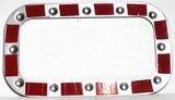 US Sleeper Vent Door Trims for Exterior Kenworth Berth Dimpled SS #20567 Pair